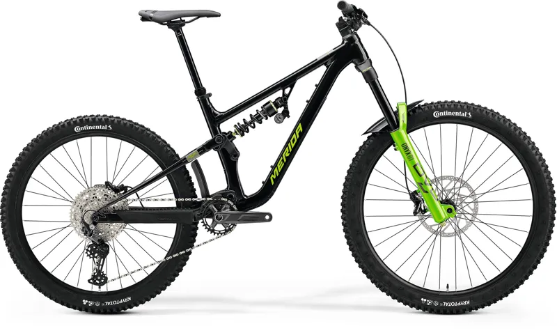 Merida - One-Sixty FR 600 Full Suspension Enduro Bike in Black Green